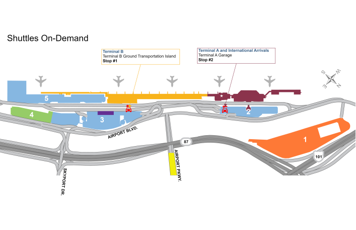 Door to Door Shuttles San Jos Mineta International Airport